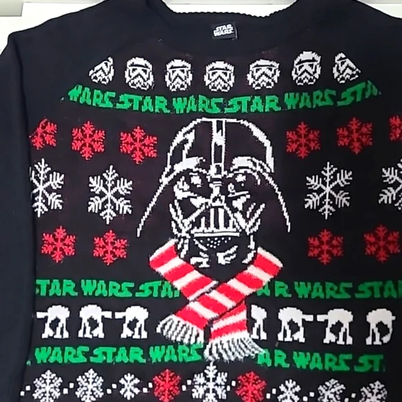 Star Wars Christmas Sweater NWT Ugly Christmas Sweater - Picture 2 of 12